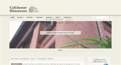 Desktop Screenshot of colchesterhistoreum.ca